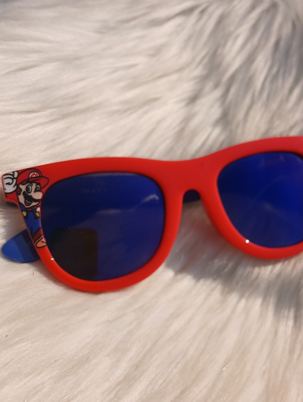 Super Mario Sunglasses Red Blue Yellow Star Nintendo Gamer Kids Childrens